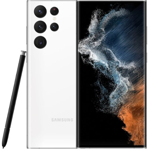 Samsung Galaxy S22 Ultra 5G Unlocked Smartphone 256GB Phantom White - Premium Android Phone for Photography, Gaming & Business Use