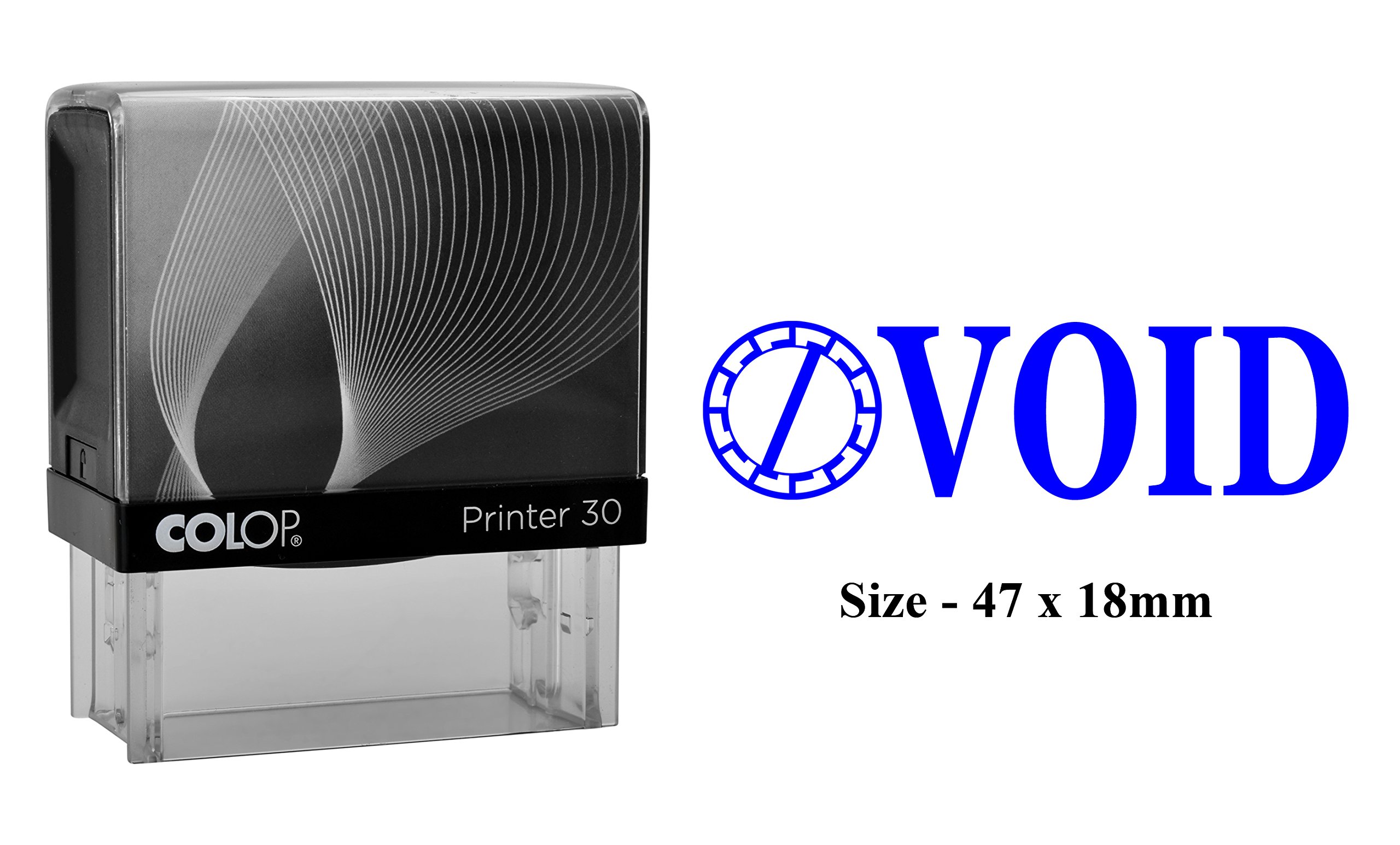Custom Office & Commercial Rubber Stamp - Self-Inking Stamper for Business, Legal & Notary Use by Colop Printer (30mm) - Perfect for Documents, Contracts & Paperwork