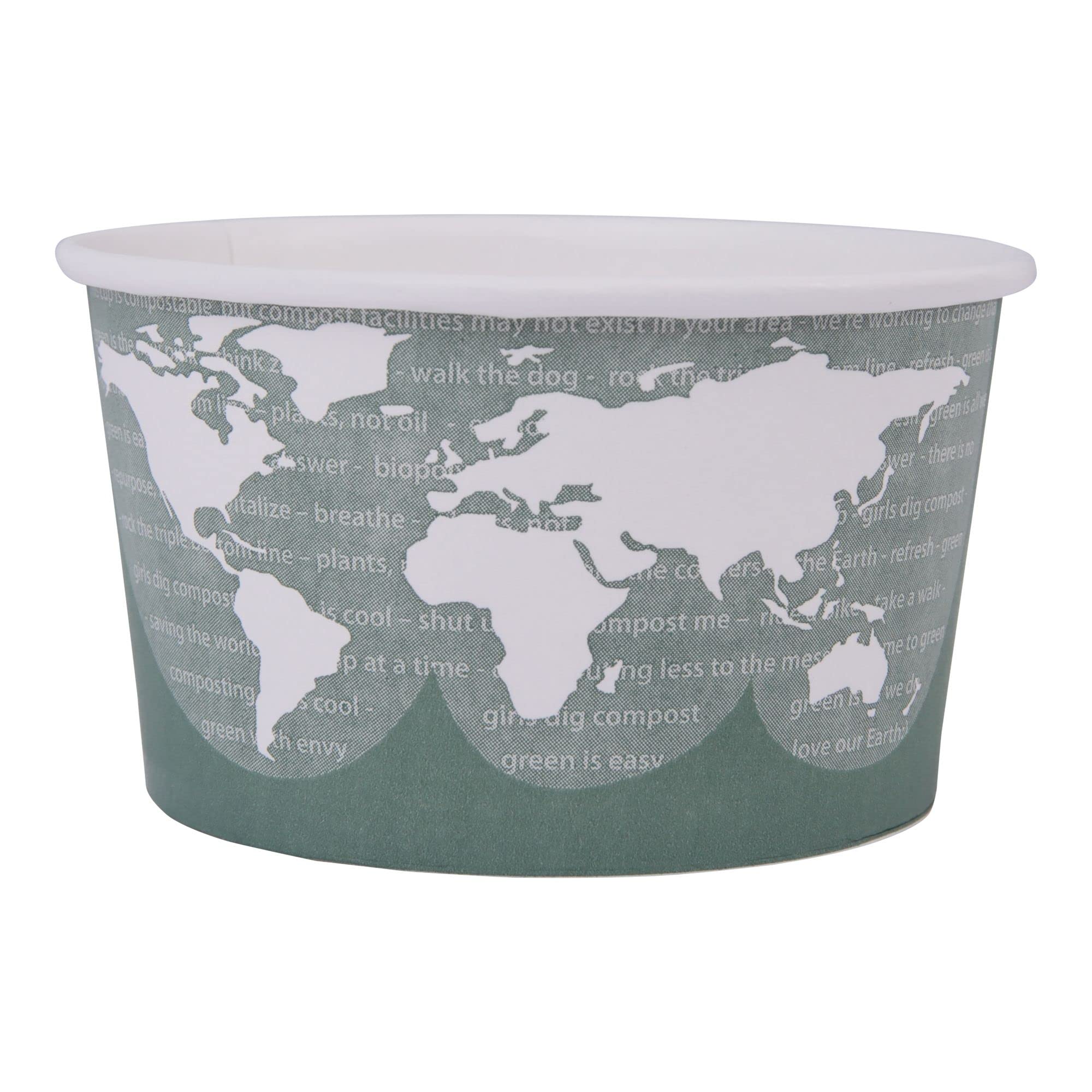 Eco-Friendly Compostable 12 oz Food Containers - 500 Pack (EP-BSC12-WA) | Biodegradable Disposable Bowls for Restaurants, Catering & Parties | Sustainable Tableware for Eco-Conscious Businesses