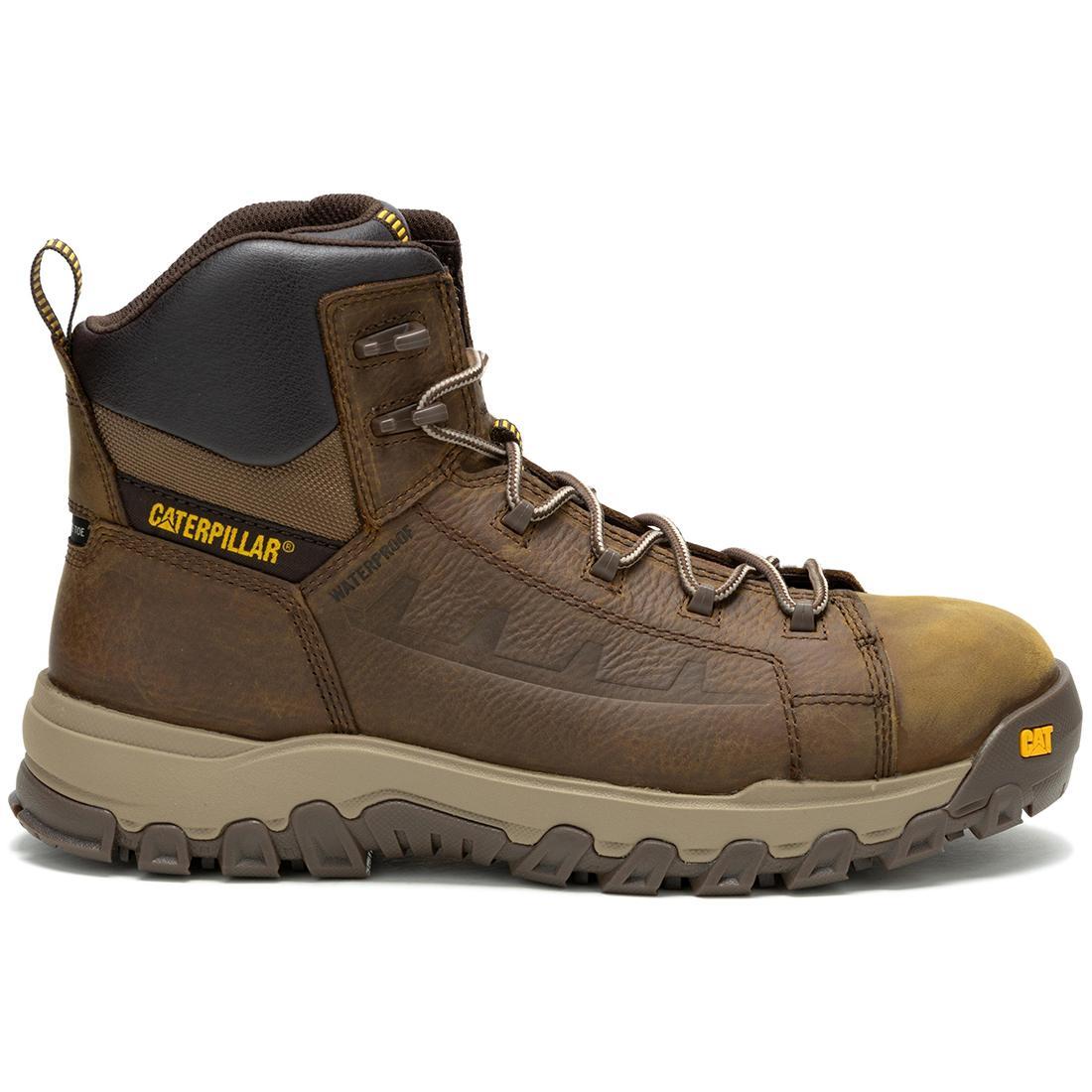 Threshold Rebound Waterproof Composite Toe Work Boots - Lightweight Safety Shoes for Construction, Warehouse & Outdoor Use