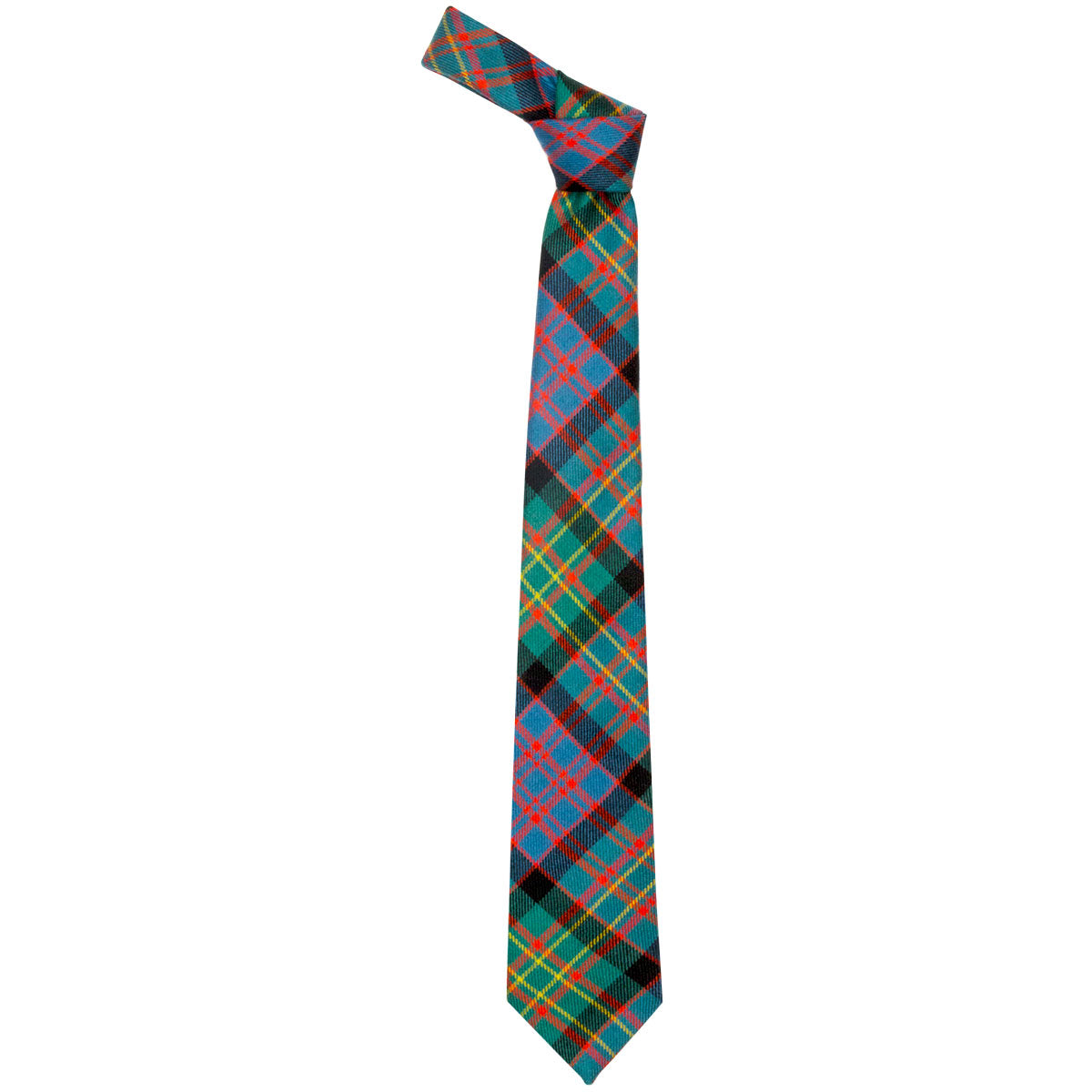 MacLachlan Modern Tartan Tie - Premium Scottish Wool Necktie for Men | Perfect for Weddings, Business Meetings & Formal Occasions