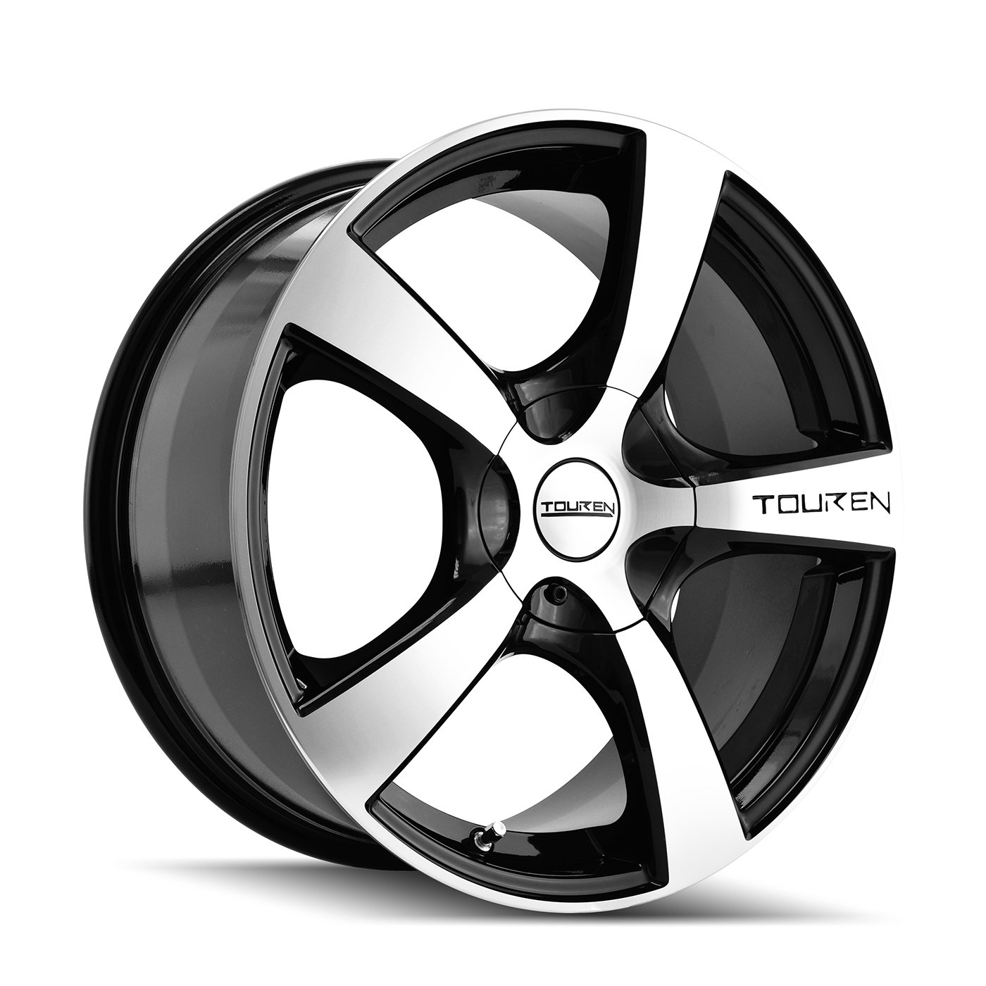 Touren TR9 3190 Black Machined Face Wheel 17x7 5x127mm 42mm Offset - Stylish Alloy Rims for Trucks, SUVs & Off-Road Vehicles | Perfect for Custom Builds & Performance Upgrades