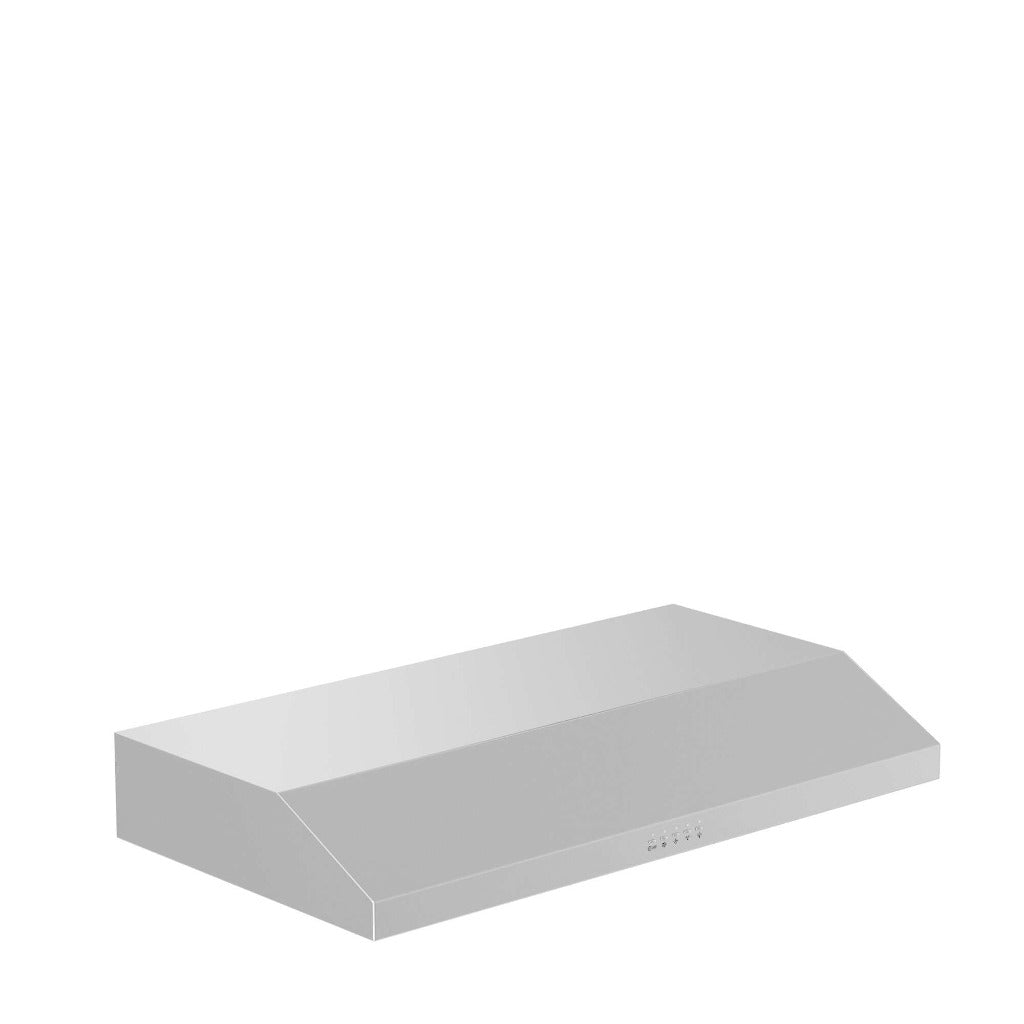 ZLINE 30-Inch 280 CFM Stainless Steel Ducted Under Cabinet Range Hood - Hardwired Power (Model 615 30) for Modern Kitchen Ventilation & Smoke Removal