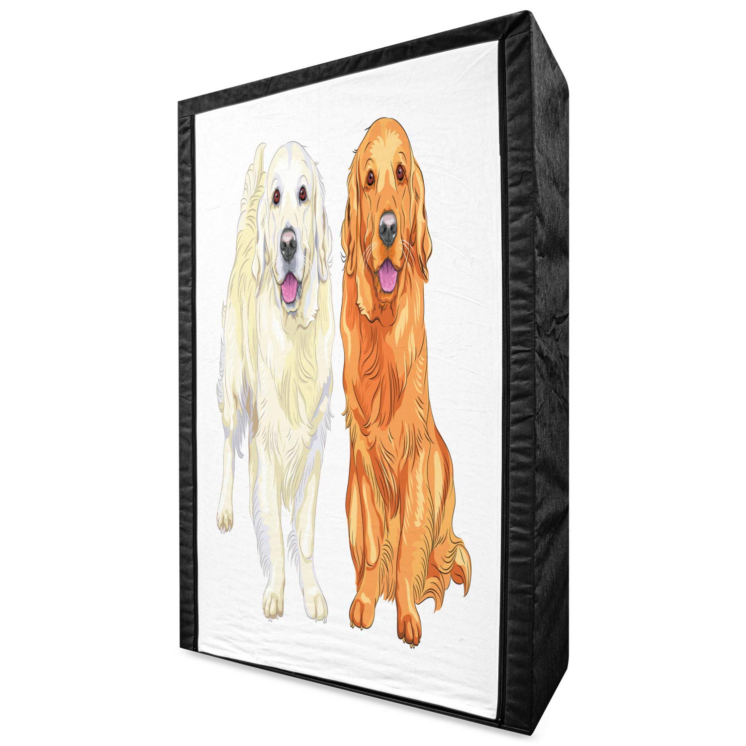 Ambesonne Golden Retriever Fabric Wardrobe - 42.5