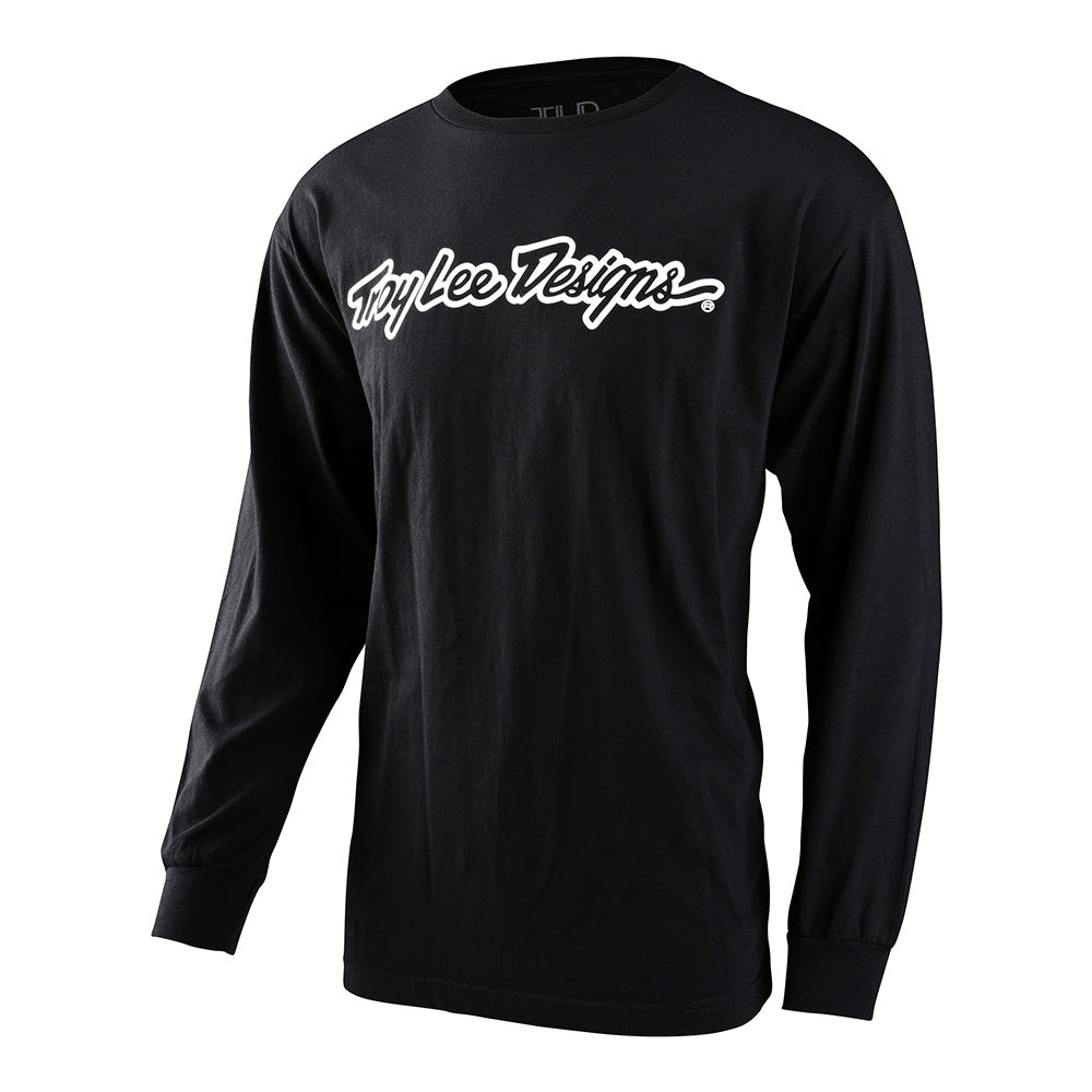 Premium Long Sleeve T-Shirt for Men - Signature Black Cotton Tee | Comfortable Casual Wear for Everyday, Work & Outdoor Activities