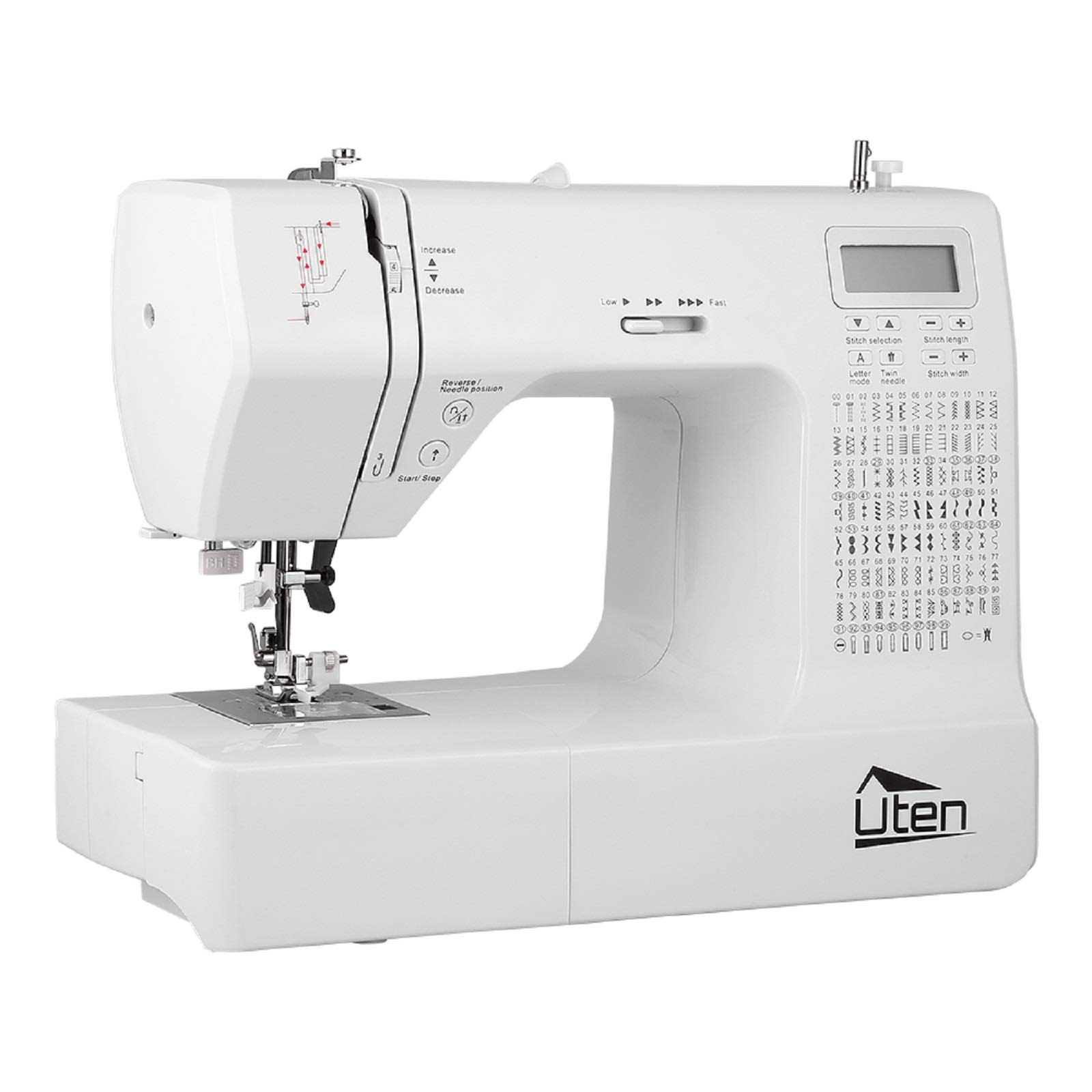 Computerized Sewing Machine with 200 Built-in Stitches & 8 Buttonholes - Portable Embroidery Machine for Home Tailoring, Quilting & DIY Crafts