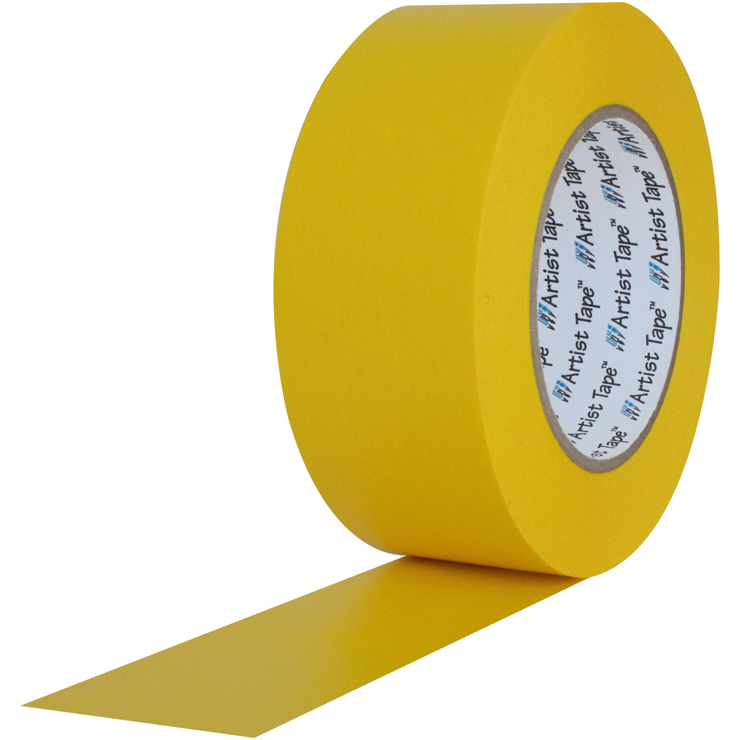 ProTapes Artist Tape - 1/2 Inch x 60 Yards Flatback Printable Paper Board & Console Tape - Yellow (72 Pack) - Perfect for Arts & Crafts, DIY Projects, and Stage Design