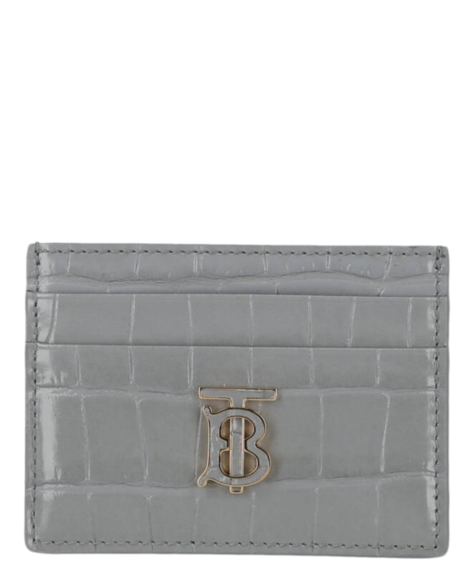 Crocodile Embossed Leather Card Holder Wallet for Men & Women - Slim RFID Blocking Credit Card Case for Travel, Business & Everyday Use