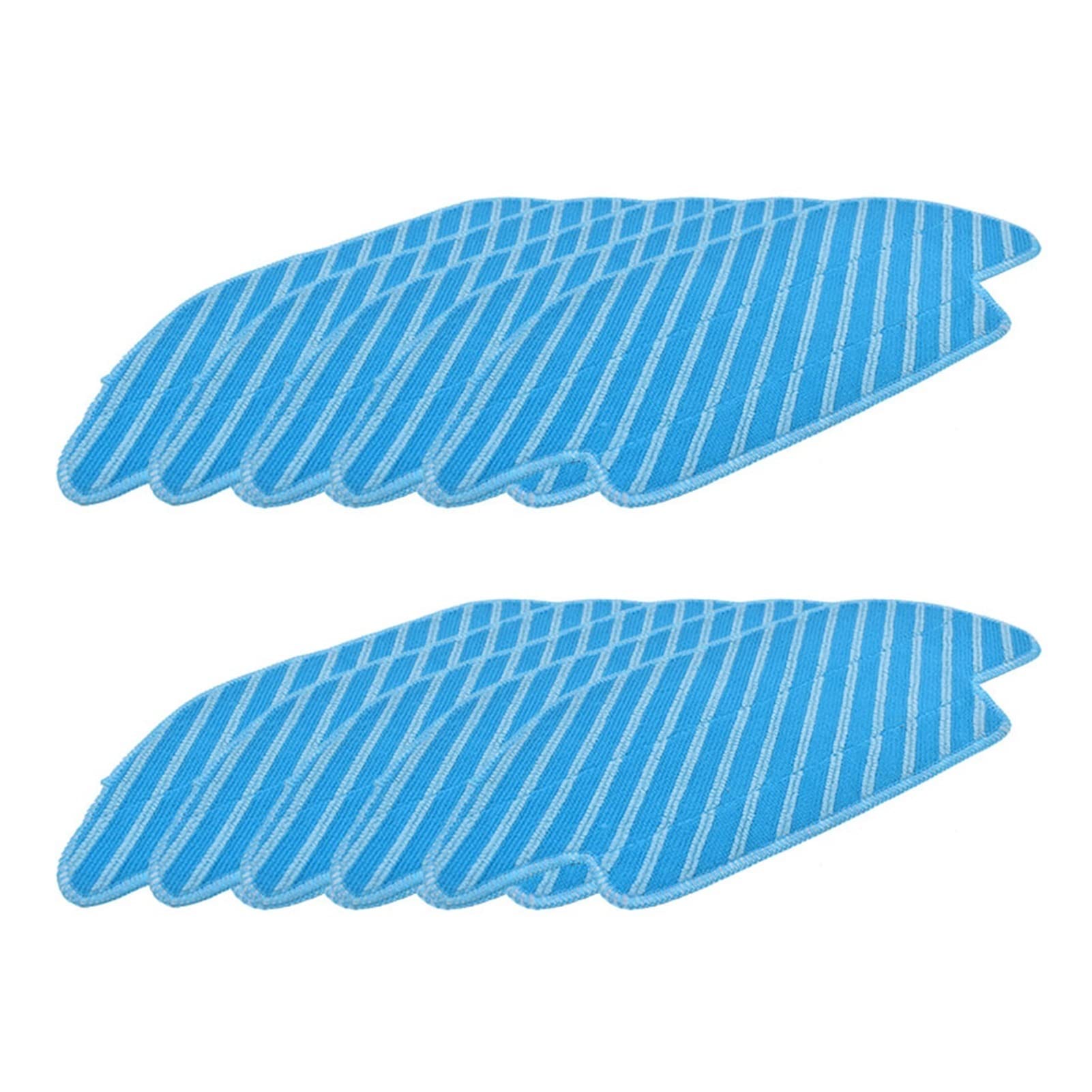 5/10 Pcs Fabric Mop Inserts for Conga 4090 Series Robot Vacuum Cleaner - Replacement Mop Pads Accessories Kit (10 Pack) - Perfect for Hardwood Floors & Tile Cleaning