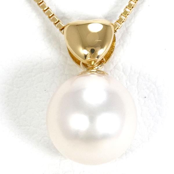 18K Yellow Gold Pearl Necklace for Women - Elegant & Timeless Jewelry Gift for Birthday, Anniversary & Wedding | Perfect for Formal Events & Special Occasions