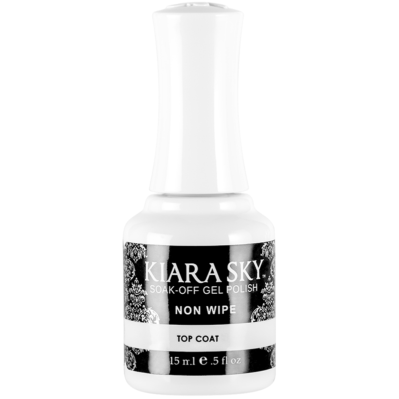 Long-Lasting No Wipe Top Coat for Nails - High Gloss UV/LED Gel Polish - Perfect for Manicures, Pedicures & Salon Use