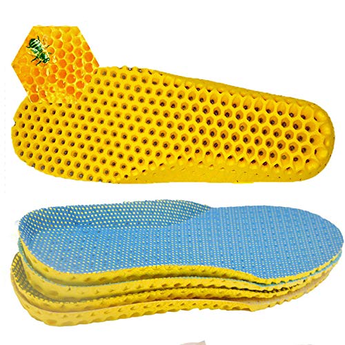 Breathable Memory Foam Orthopedic Insoles for Running & Sports - Cushioned Shoe Inserts for Men & Women (Navy Blue, 29-30cm) - Perfect for Jogging, Gym Workouts & All-Day Comfort