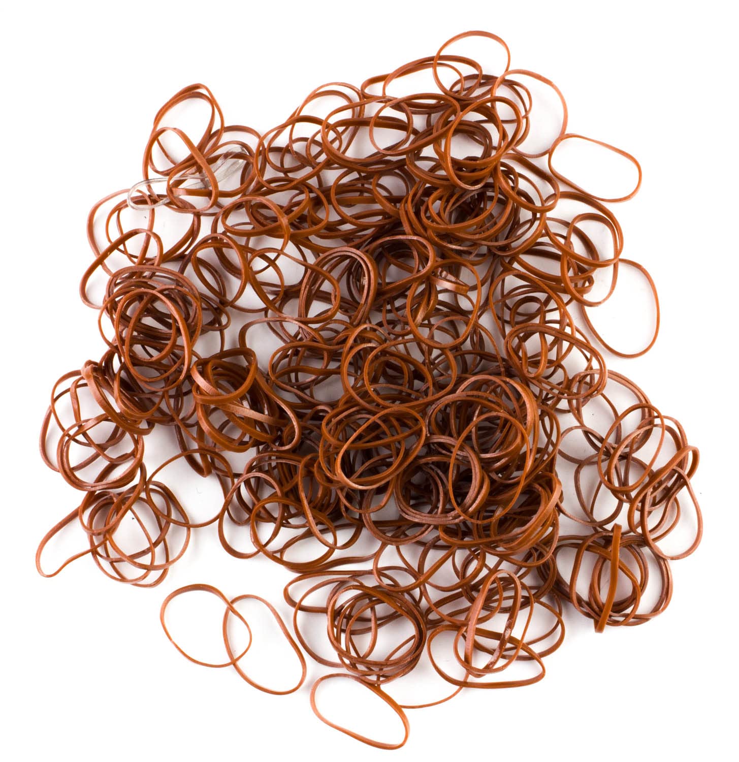 Mytoptrendz 1000 Small Mini Hair Elastics - Thin Braiding Bands for Dreads, Cornrows & Hair Styling (Brown) - Perfect for DIY Hair Accessories, Kids Hairstyles & Salon Use
