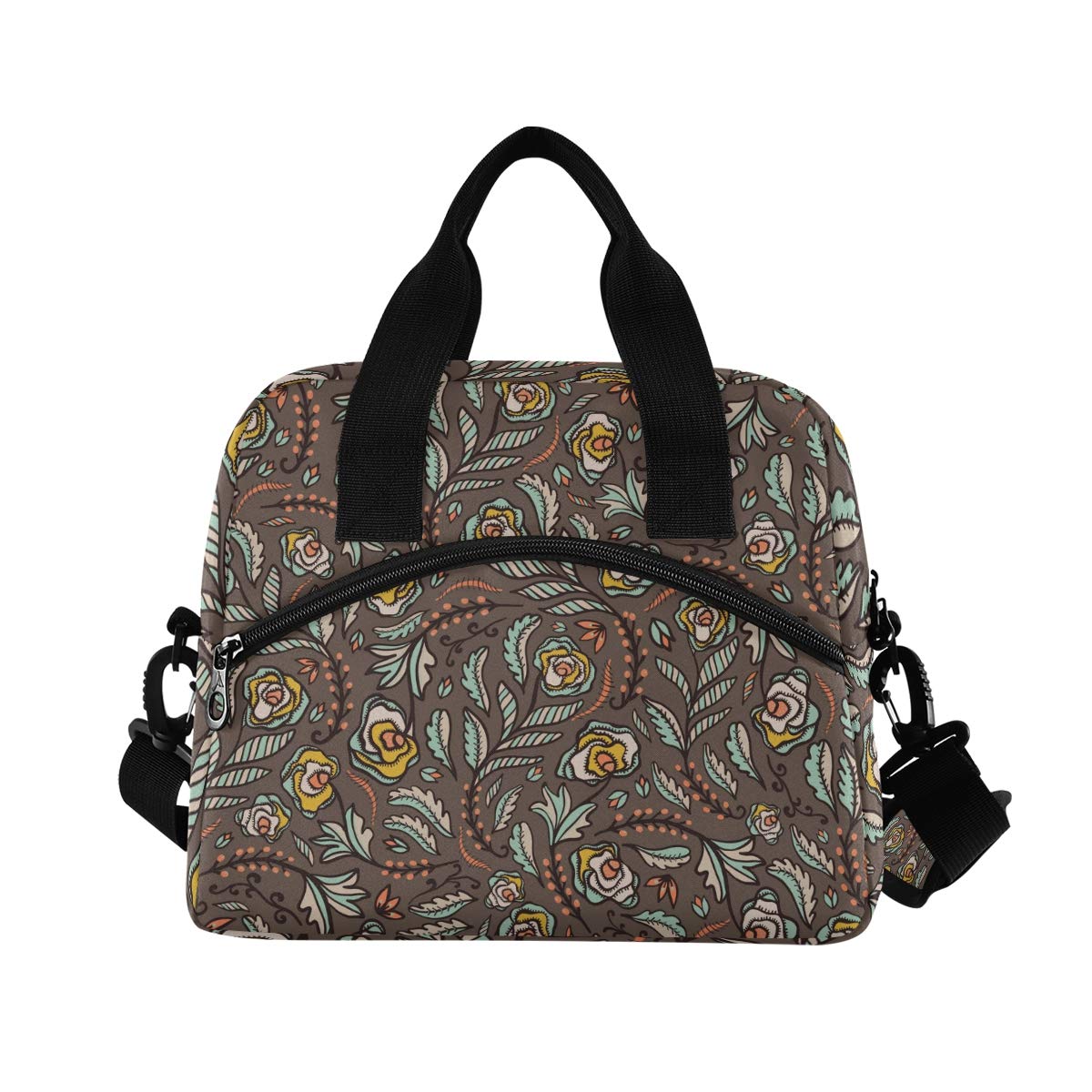 **Insulated Husky Boho Lunch Bag - Durable Cooler Tote for Women, Picnic, Work & School - Stylish & Leak-Proof Lunch Box with Unique Pattern (2040262)**    *(Use Cases: Perfect for office lunches, school meals, beach picnics, hiking trips, and outdoor adventures!)*