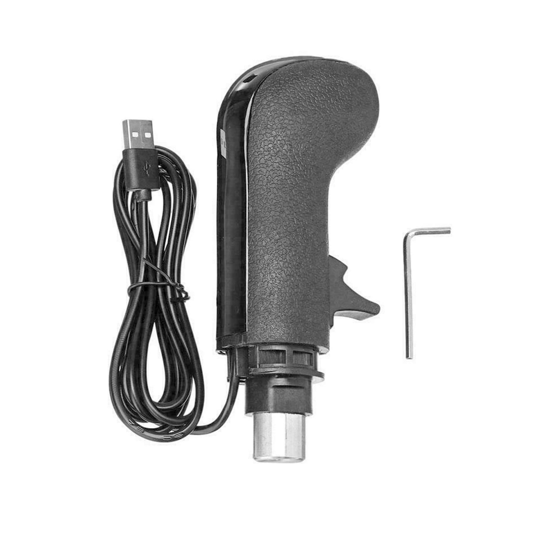 ZLiT USB Truck Simulator Shifter for ATS ETS2 PC Racing Games - Compatible with Logitech G25 G27 G29 G920 G923 & TH8A - Realistic Gear Shift Knob for Truck & Racing Simulation - Perfect for Euro Truck Simulator 2, American Truck Simulator & PC Racing Games