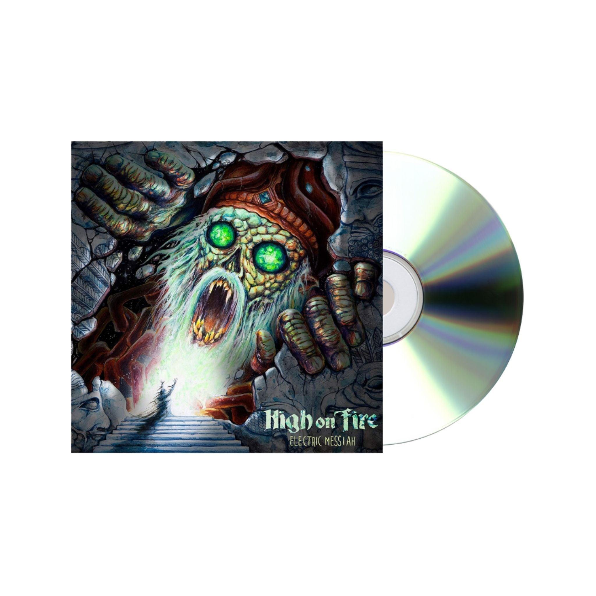 High On Fire Electric Messiah CD - Thrash Metal Album for Fans of Heavy Rock Music | Perfect for Workout, Gaming & Road Trips