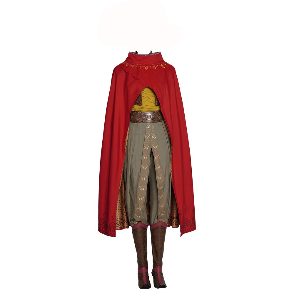 Women's Raya Cosplay Costume - Dragon Princess Deluxe Warrior Uniform Outfit for Halloween, Cosplay Events & Fantasy Themed Parties | Perfect for Costume Parties, Comic Con & Dress-Up Play