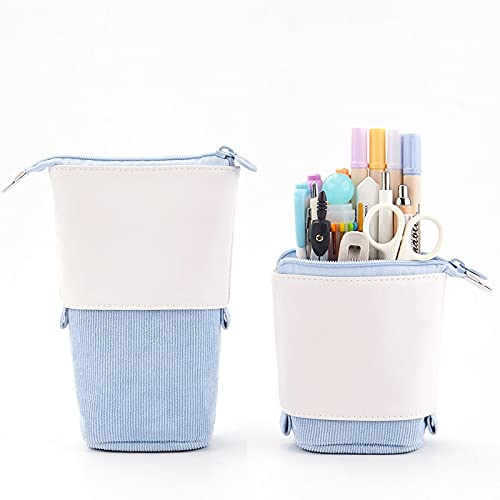 Retractable Pencil Case - Creative Kawaii DIY Pen Holder Box for School, Office & Stationery Storage (Color E) - Perfect for Students, Artists & Organizing Desk Supplies