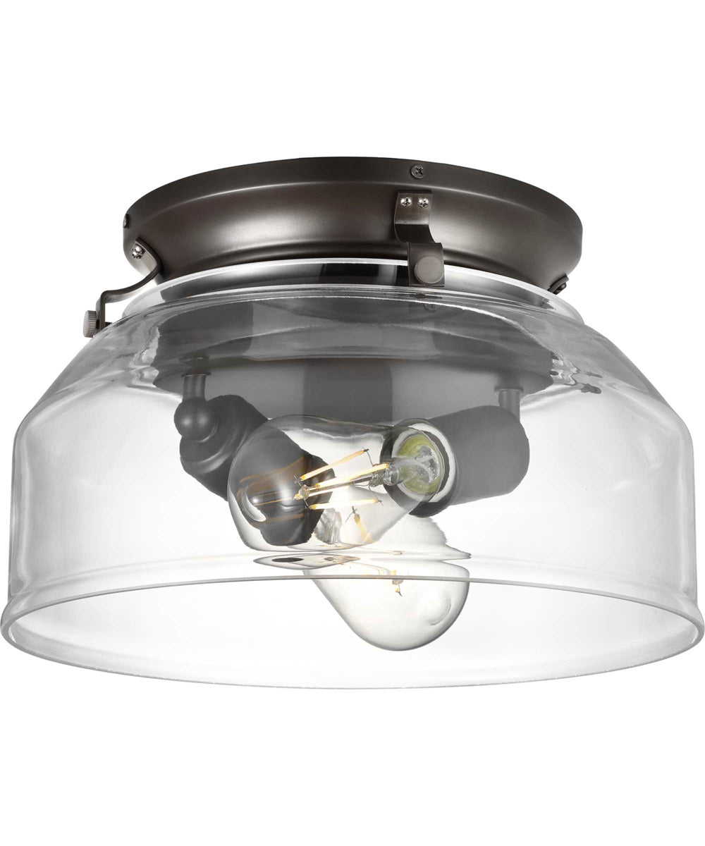 12-Pack Clear Glass Light Fixtures with Architectural Bronze Finish - Perfect for Modern Home, Office, and Restaurant Lighting Decor