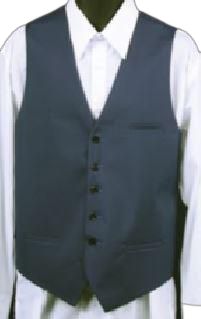 Daniel Ellissa Waiter Vest VW01 - Premium Navy Waiter Uniform for Restaurant Staff & Catering Services - Ideal for Fine Dining, Hospitality & Professional Events