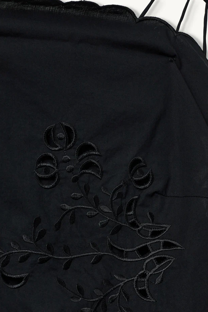 Kirsten Tie Top - Women's Black Sleeveless Blouse for Casual & Office Wear | Fashionable Summer Tops