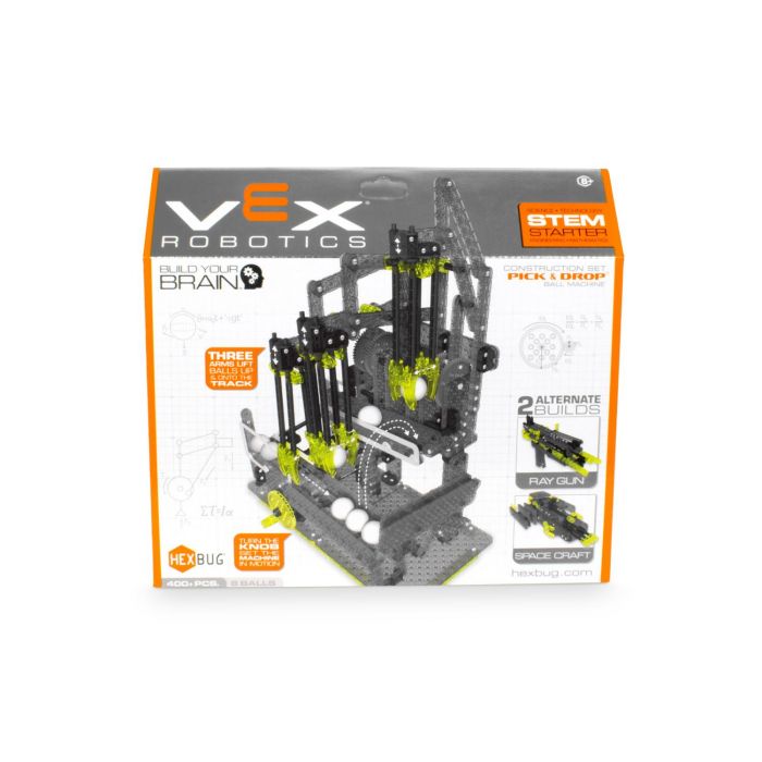 HEXBUG VEX Robotics Pick & Drop Ball Machine - STEM Educational Toy for Kids Ages 8+ | Build & Play Construction Set | Perfect for School Science Projects & Home Learning Activities