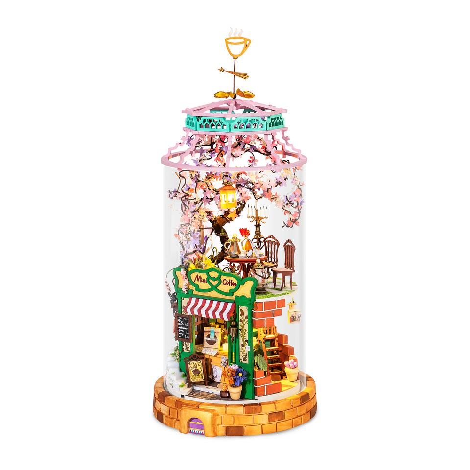 DIY Miniature House Kit: Magical Cafe - Creative Craft Kit for Adults & Teens - Perfect for Home Decor, Gift Giving & Relaxation Therapy