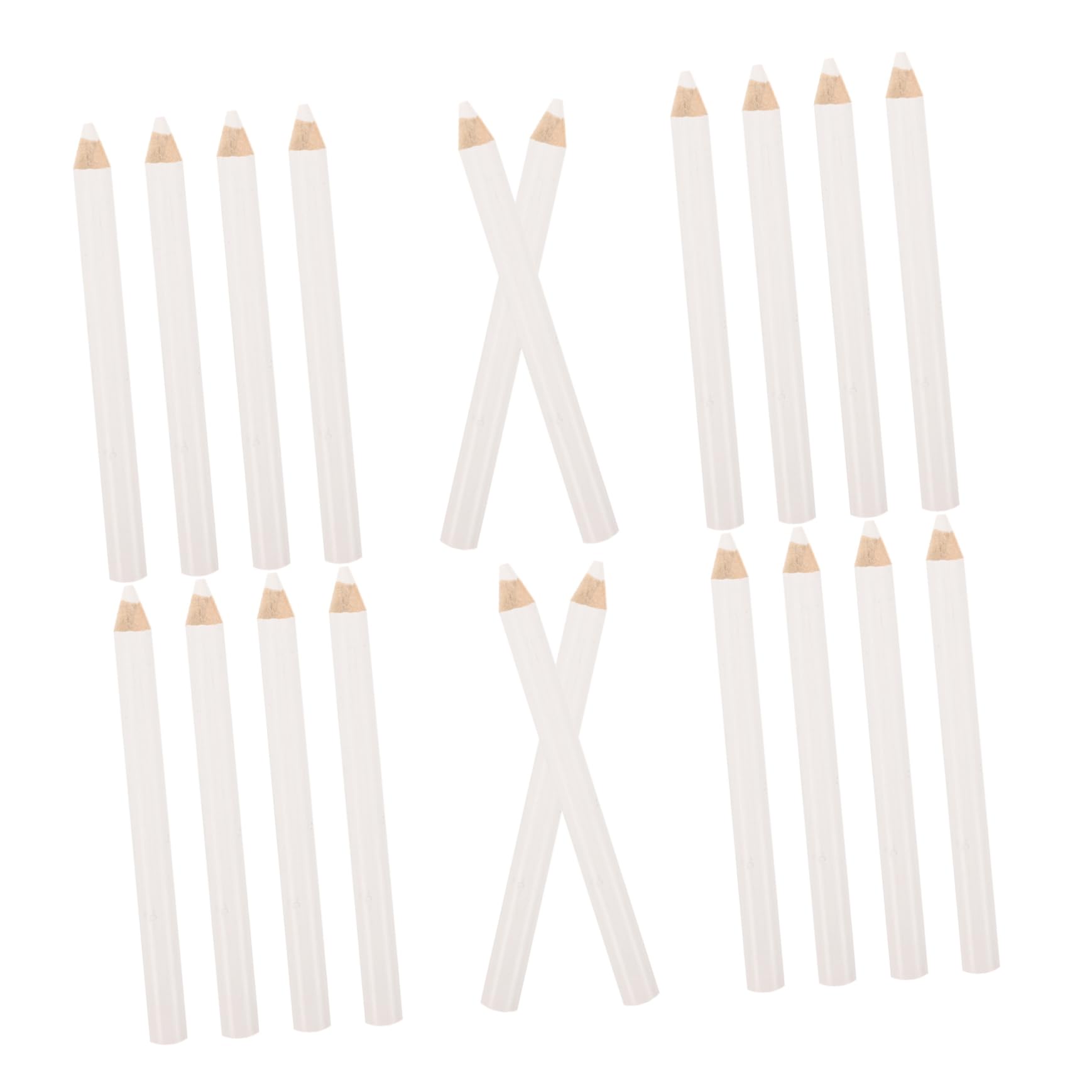 Minkissy 20pcs Elegant Nail Art Pen Wax Pencil Set - Professional Manicure Tools for Salon & Home Use, Easy Nail Design for Beginners & DIY Nail Artists (White) - Perfect for French Tips, Nail Art, and Gel Polish Application