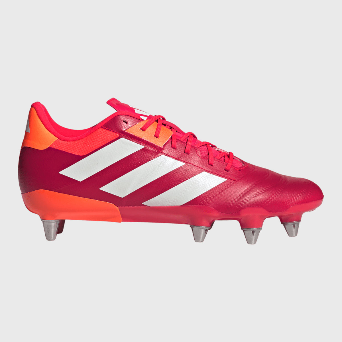 Adidas Kakari RS SG Rugby Cleats - Men's Rugby Boots for Firm Ground, Lightweight & Durable, Lucid Red - Perfect for Rugby Matches & Training Sessions