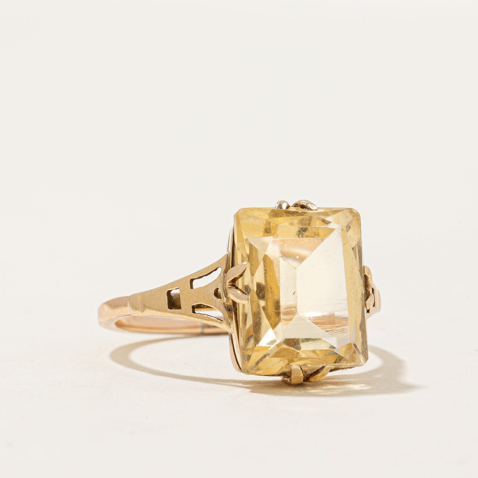 6.00ct Citrine Cocktail Ring for Women - Size 9 | Elegant Statement Jewelry for Parties, Weddings & Evening Events