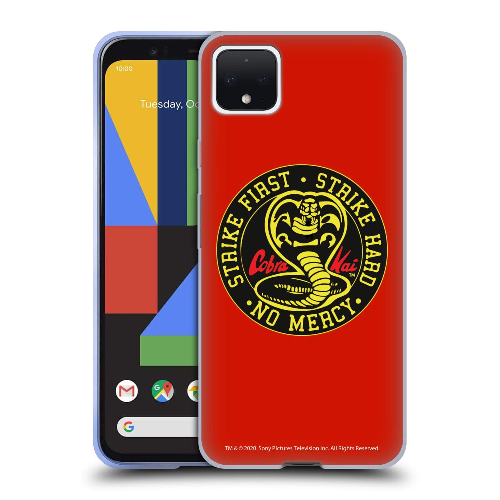Cobra Kai Strike Case for Google Pixel 4 XL - Durable Soft Gel Cover for Martial Arts Fans
