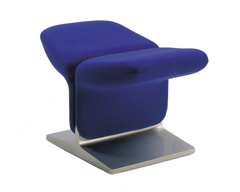 Pierre Paulin Ribbon Chair Footstool by Artifort - Mid-Century Modern Lounge Ottoman for Living Room, Bedroom & Office - Comfortable Accent Stool for Relaxing & Decor