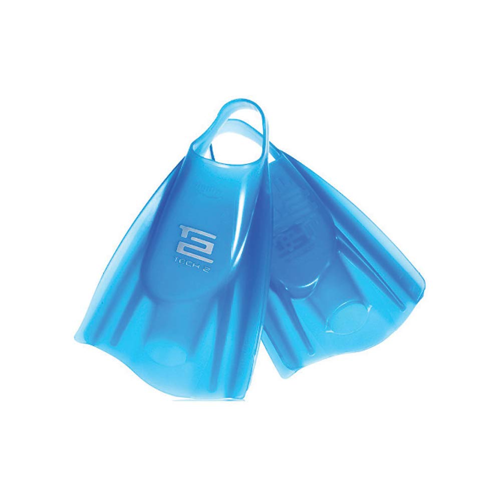 Tech 2 Ocean Swim Fins for Bodyboarding, Bodysurfing & Pool Training - Professional Swimming Fins for Adults & Kids - Perfect for Beach, Surfing & Swimming Pool Workouts