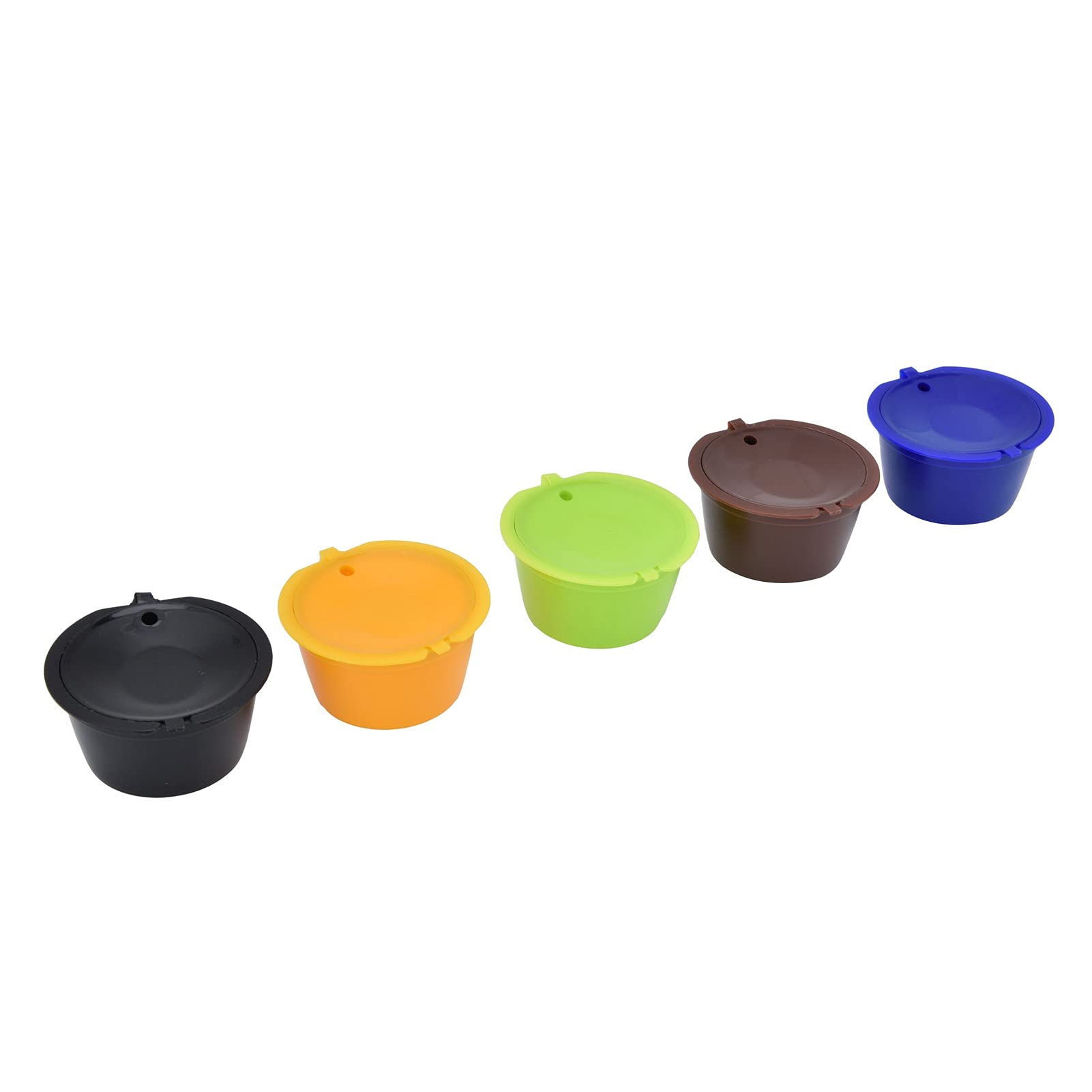 Reusable Coffee Pods 50ml - Durable Coffee Capsules with Spoon for Keurig & Nespresso Machines - Perfect for Home, Office & Cafes - Eco-Friendly & Easy to Use for Coffee Lovers