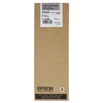 Epson T636900 700ml Ultrachrome HDR Ink Cartridge for SureColor P7000/P9000 Printers - Light Light Black | Professional Photo & Fine Art Printing Supplies