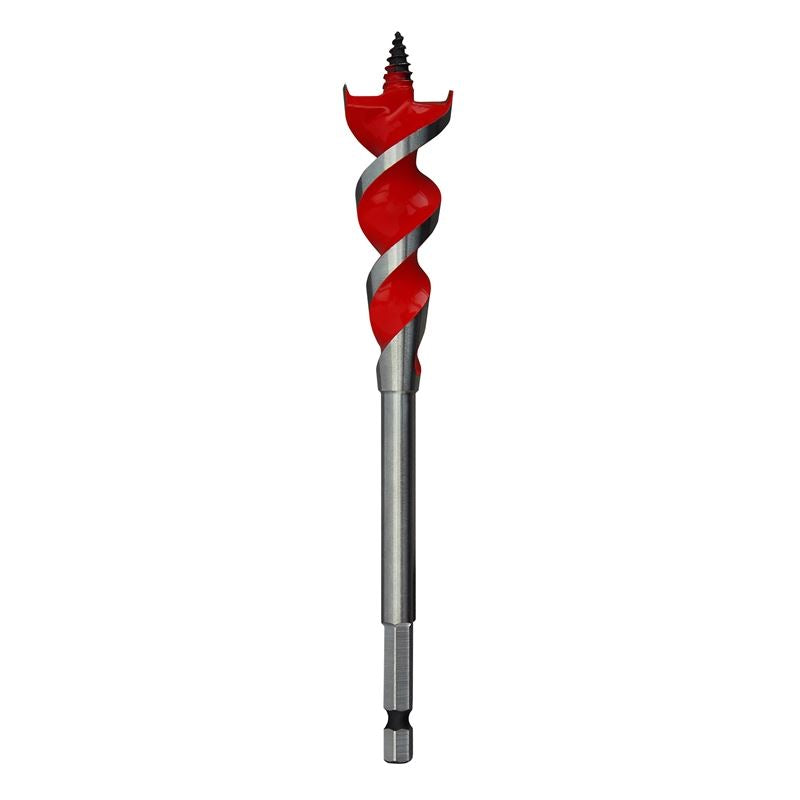 48-Piece 13mm 0400 Speed Feed Wood Drill Bit Set for Woodworking, Carpentry, and DIY Projects - Perfect for Drilling Holes in Hardwood, Softwood, and Plywood