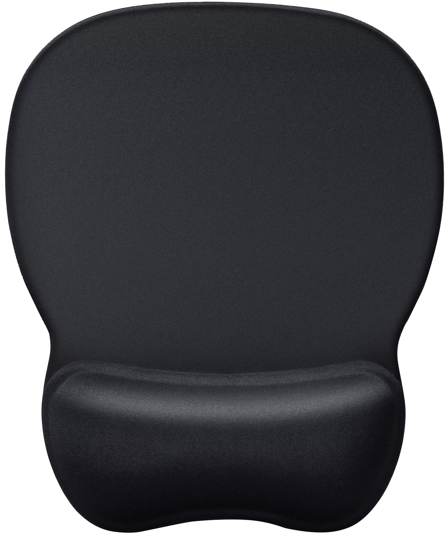 Ergonomic Mouse Pad with Wrist Support - Comfortable Gel Mouse Pad for Laptop & PC - Pain Relief Wrist Rest with Non-Slip PU Base - Perfect for Office, Home & Gaming (9.4 x 8.1 Inches, Black)