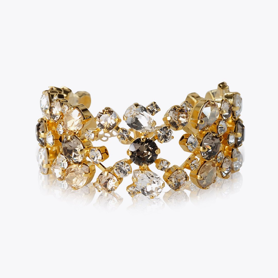 Aurelia Bracelet - Elegant Greige Combo Beaded Bracelet for Women | Perfect for Everyday Wear, Office & Special Occasions