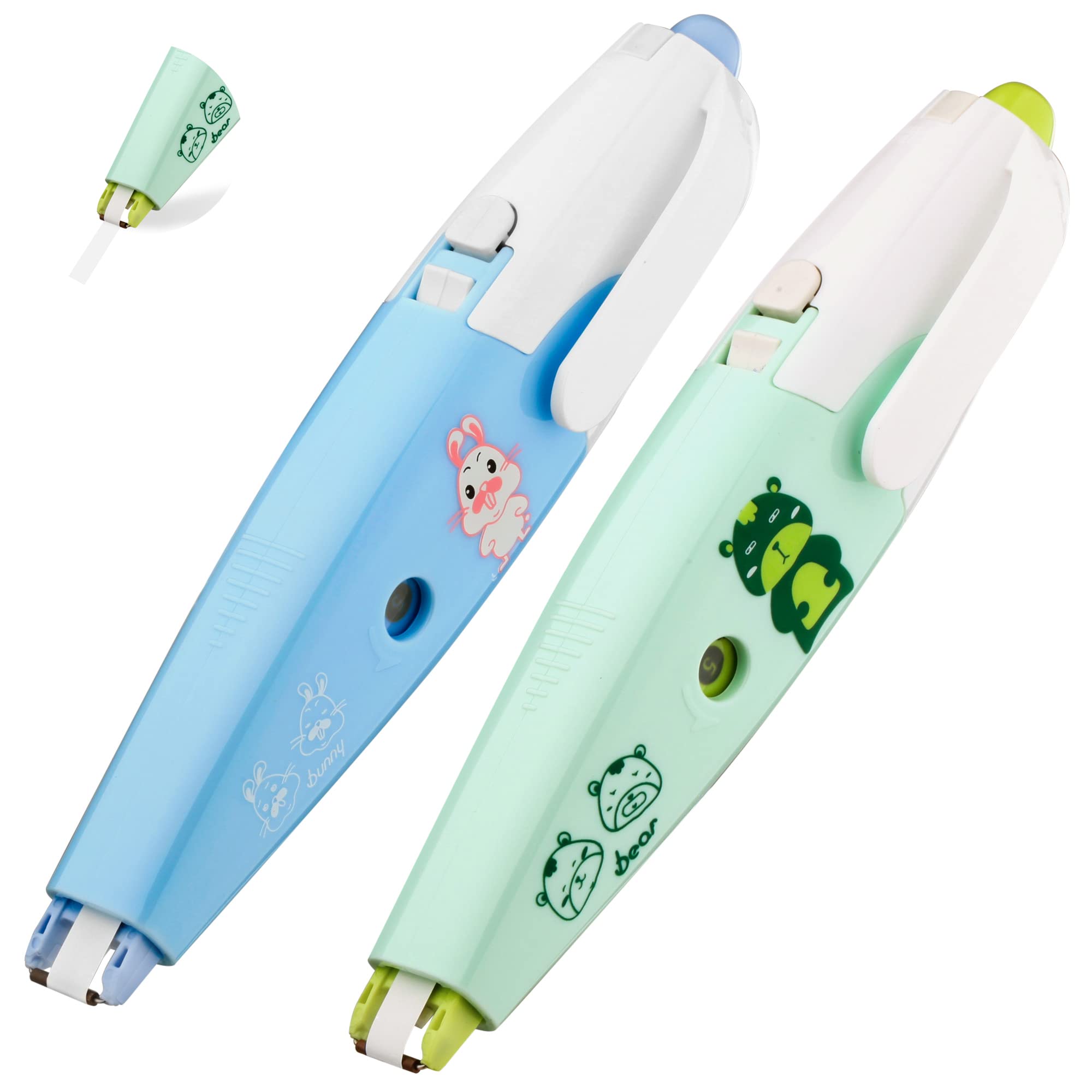 CRIOUFOX 2-Pack Retractable Correction Tape - 0.3
