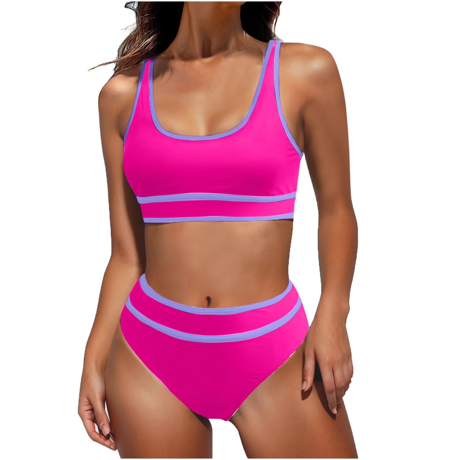 2024 High Waisted Bikini Sets for Women - Sexy Two Piece Swimsuits for Beach & Pool