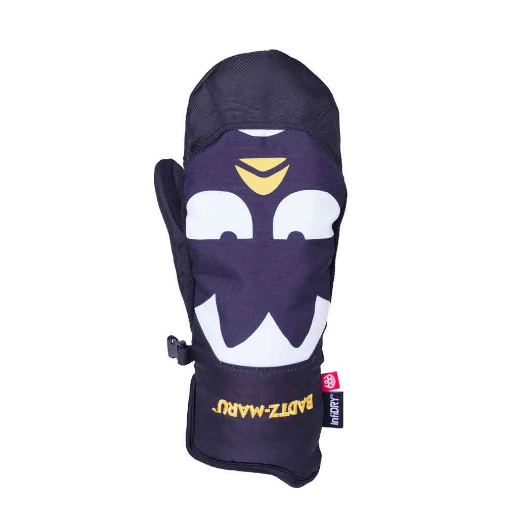 686 x Sanrio Women's Revel Mitt Gloves - Badtz Maru Character Design for Winter Sports & Outdoor Activities (2024-2025 Collection) - Perfect for Skiing, Snowboarding & Cold Weather Fashion