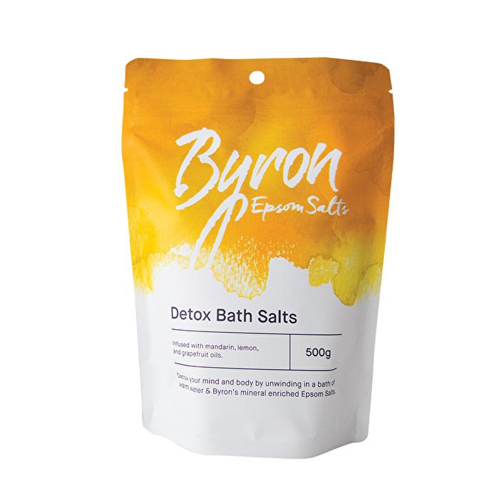 Byron Bath Salts - Natural Detox & Relaxation Bath Soak for Stress Relief & Muscle Recovery | Perfect for Spa Nights & Self-Care Routines
