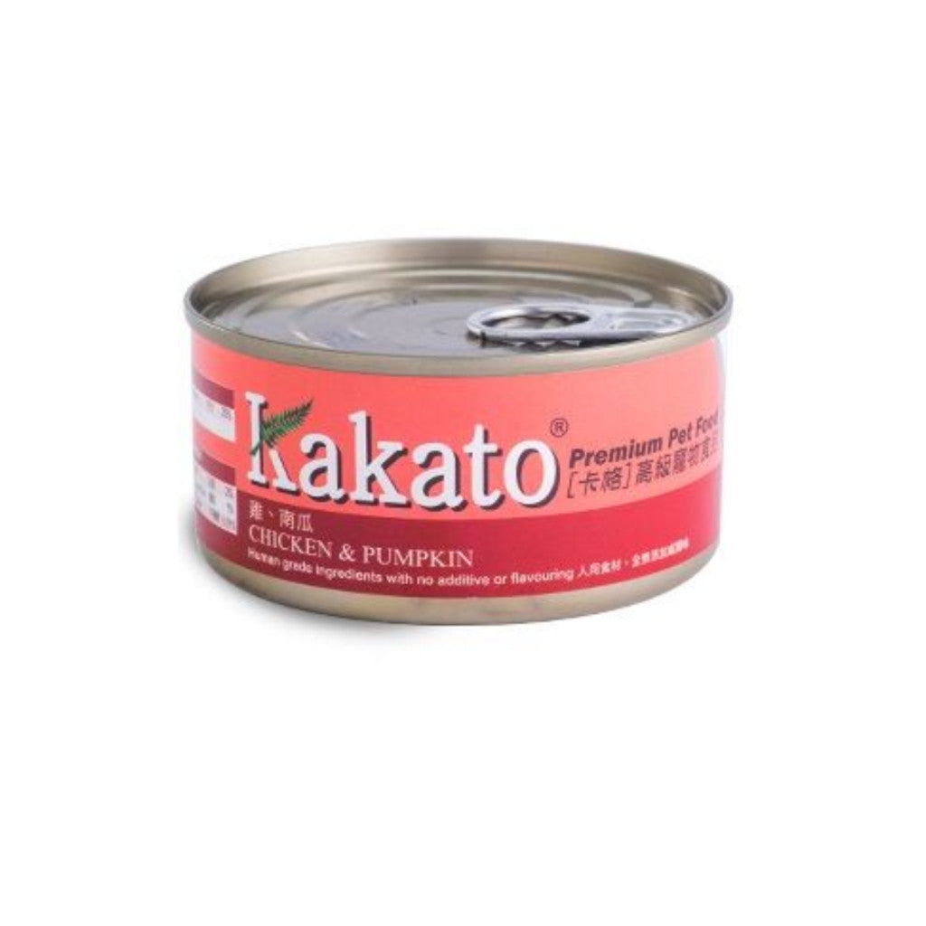 Premium Kakato Wet Can Food 170g - Chicken, Beef, Brown Rice, Tuna Fillet & Cheese Variety Pack - Healthy Natural Flavors for Cats and Dogs - Perfect for Mealtime, Training Treats & Weight Management