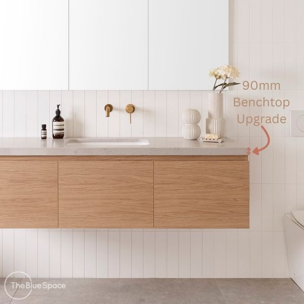 ADP Vanity Benchtop Thickness Upgrades - Premium Bathroom Countertop Replacement for Sinks - Perfect for Home Renovation & Bathroom Remodeling Projects