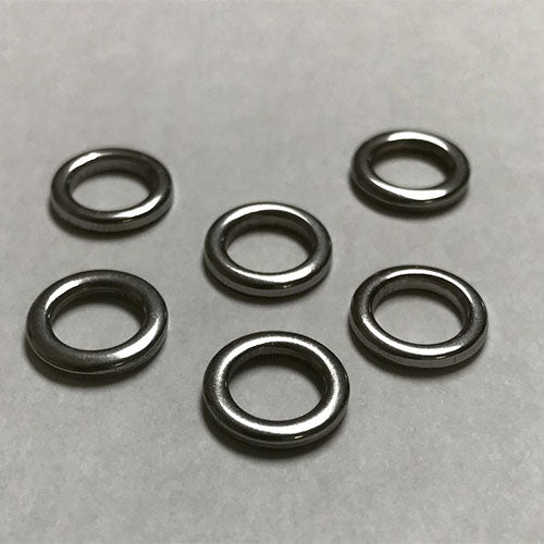 R&R Tackle Stainless Steel Kite Rings - Saltwater Fishing Gear for Offshore & Surf Fishing - Perfect for Rigging Leaders & DIY Tackle Projects