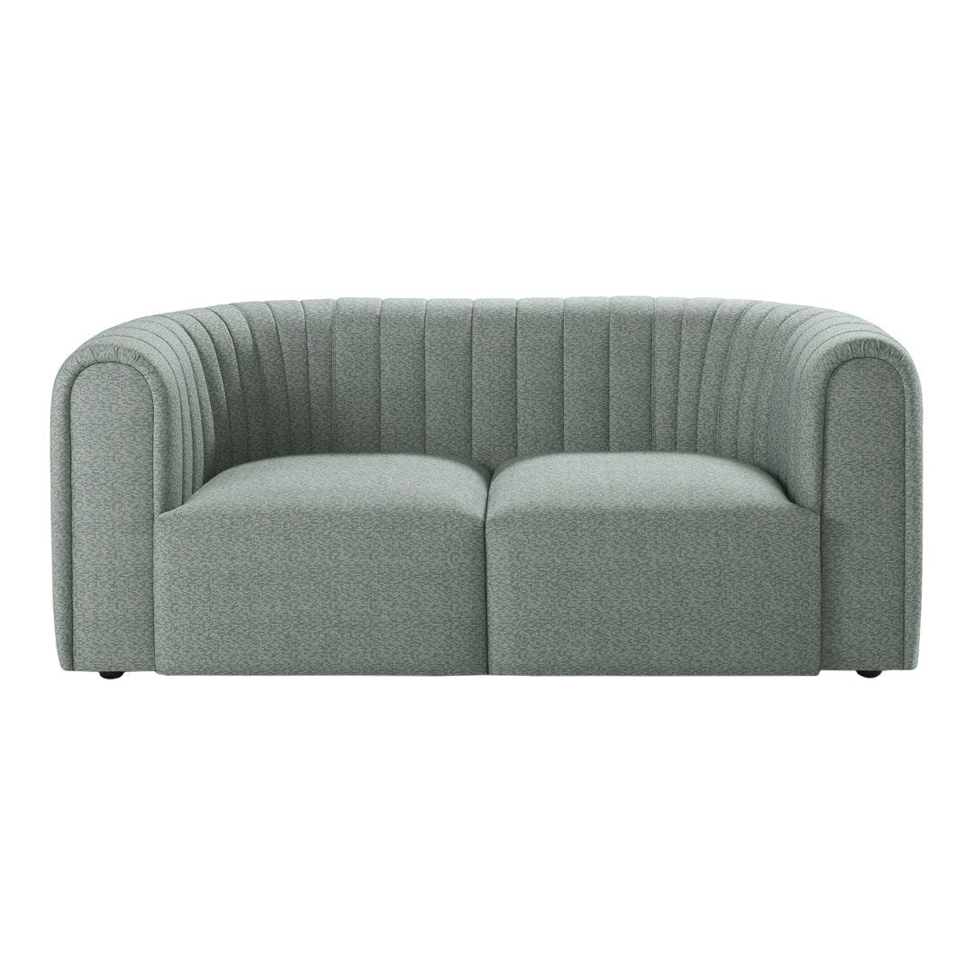 Modern 2-Seater Sofa - Comfortable Small Couch for Living Room, Apartment, Office - Soft Fabric Upholstery with Sturdy Wooden Frame - Perfect for Lounging, Relaxing, and Entertaining Guests