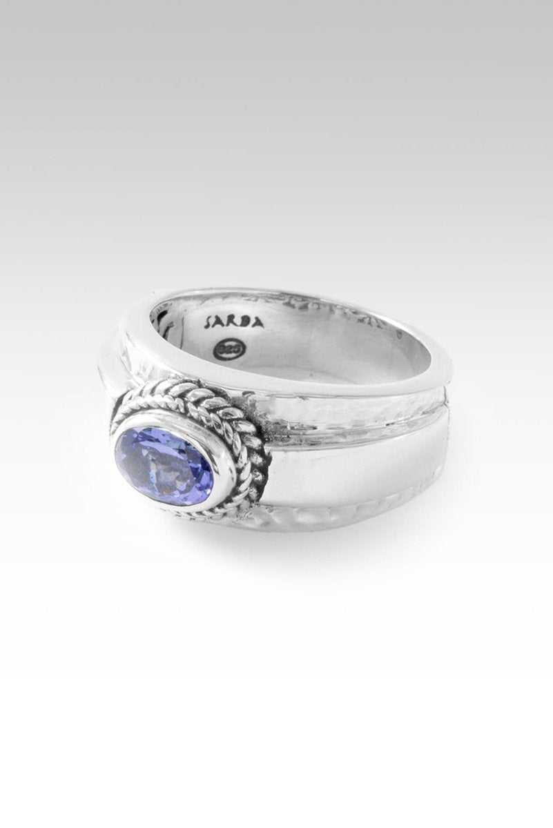 Journey to Self Ring™ in Tanzanite - Elegant Sterling Silver Women's Ring for Self-Love & Empowerment | Perfect for Gifts, Meditation & Spiritual Healing