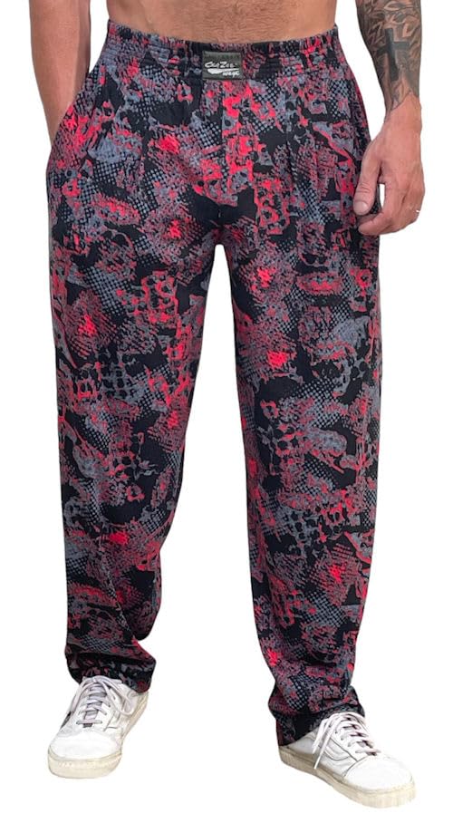 **Men's & Women's Baggy Workout Pants - Gym Fitness, Bodybuilding, Activewear with Terminator Design - Perfect for Training, Running & Casual Wear**