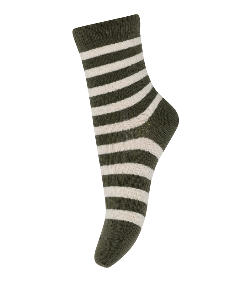 Premium Ivy Green Elis Socks by mp Denmark - Soft Cotton Comfort Socks for Men & Women - Perfect for Casual Wear, Office & Outdoor Activities