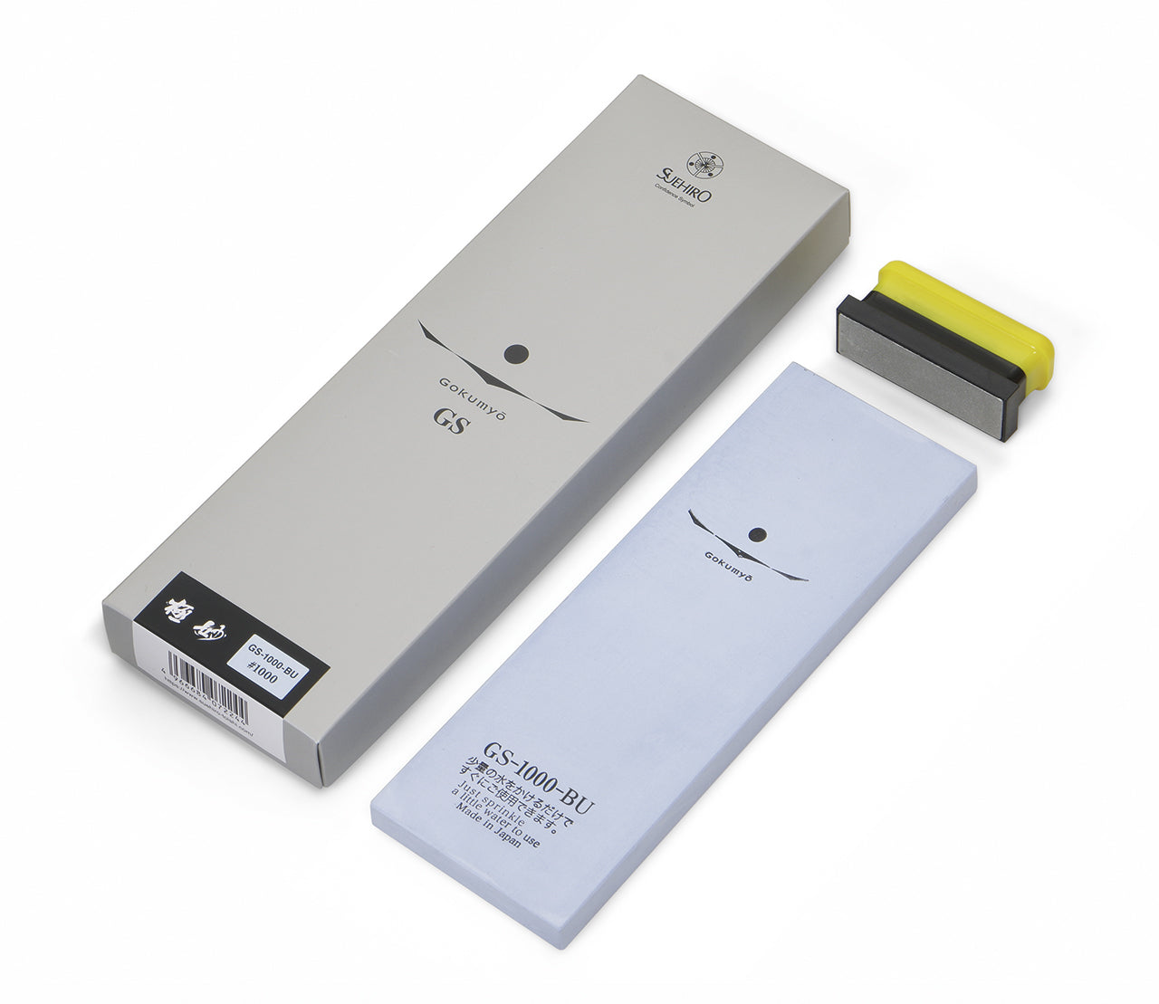 Suehiro Gokumyo GS-1000 BU Premium Sharpening Stone - #1000 Grit Whetstone for Knives & Tools - Perfect for Kitchen, Camping & Woodworking (Rubber Stand Not Included)